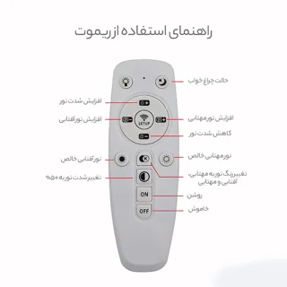 لوستر ام کی ای لایتینگ مدل مدرن کد Ringo-oval 101879349